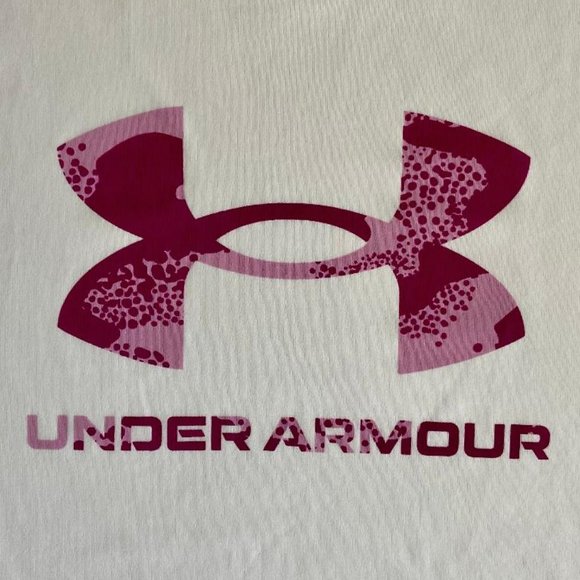 Under Armour Girls' Big Pink Logo Tech Tee - Picture 5 of 9